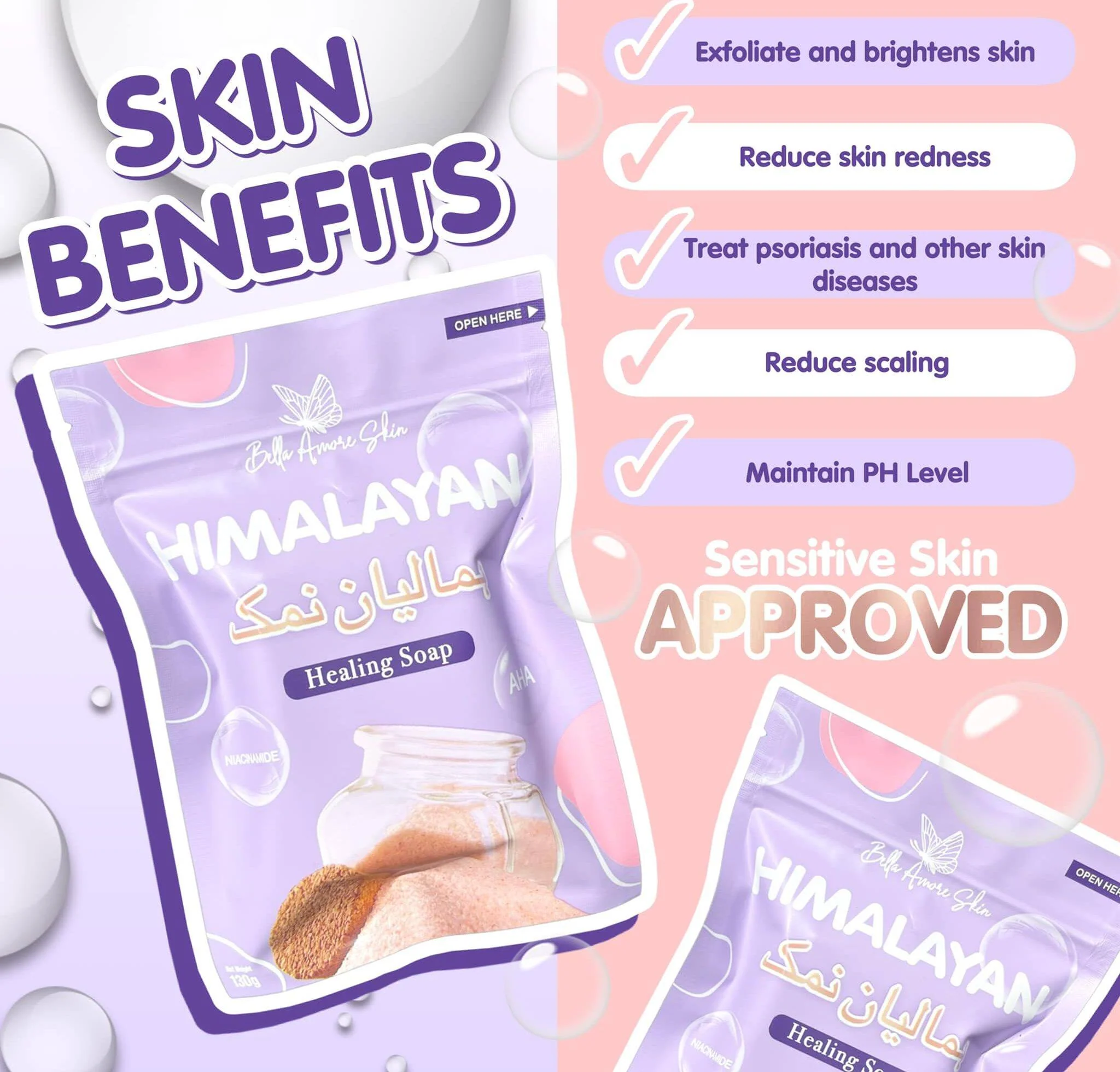 Bella Amore Skin Himalayan Brightening Soap - 130g - Image 7
