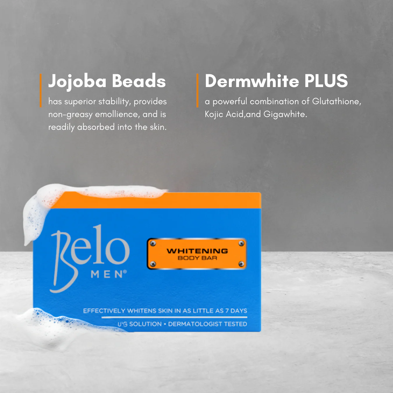 Belo Men Whitening Bar Soap - 135g - Image 2