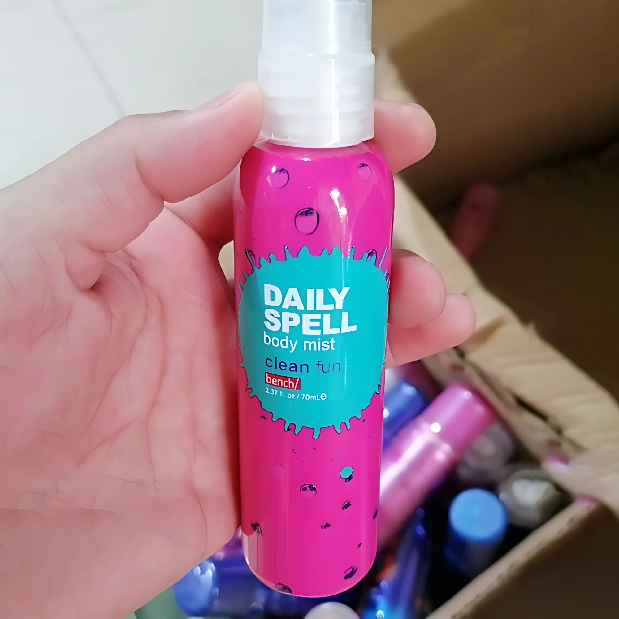 Bench Daily Spell Body Mist – Clean Fun 70mL - Image 4