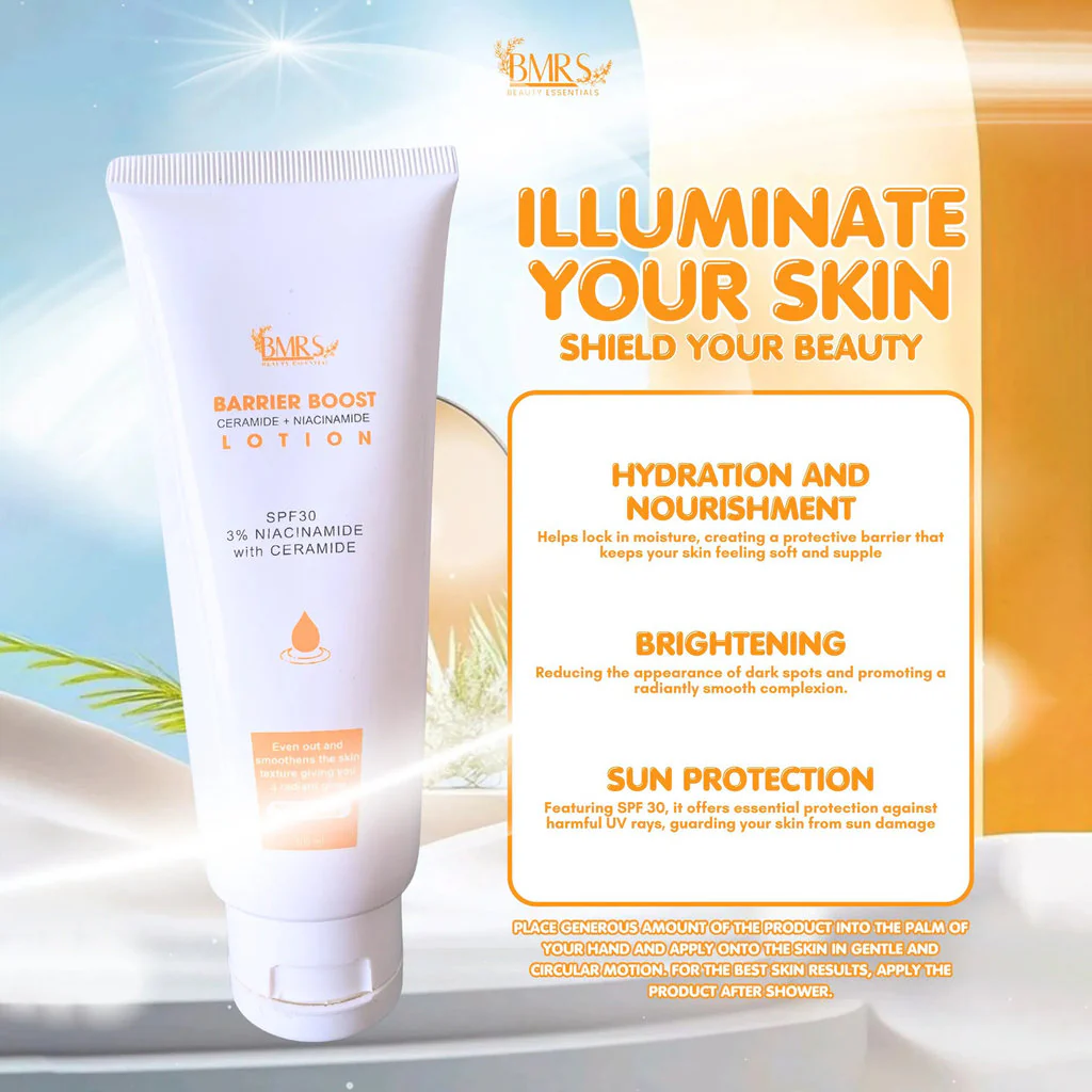 BMRS Barrier Boost Ceramide + Niacinamide Lotion – 100ml - Image 5