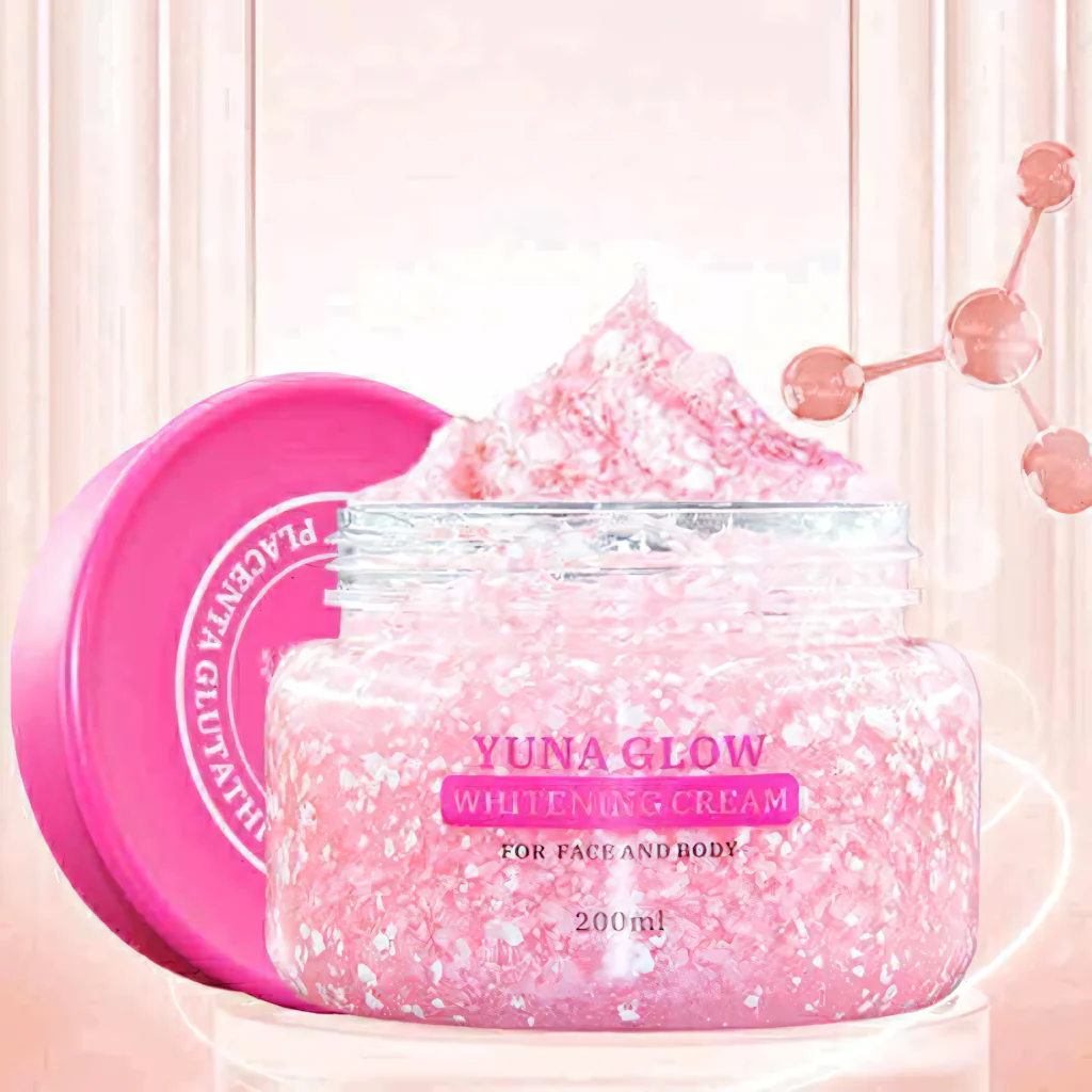 BMRS YUNA GLOW Whitening Cream – 200ml - Image 5