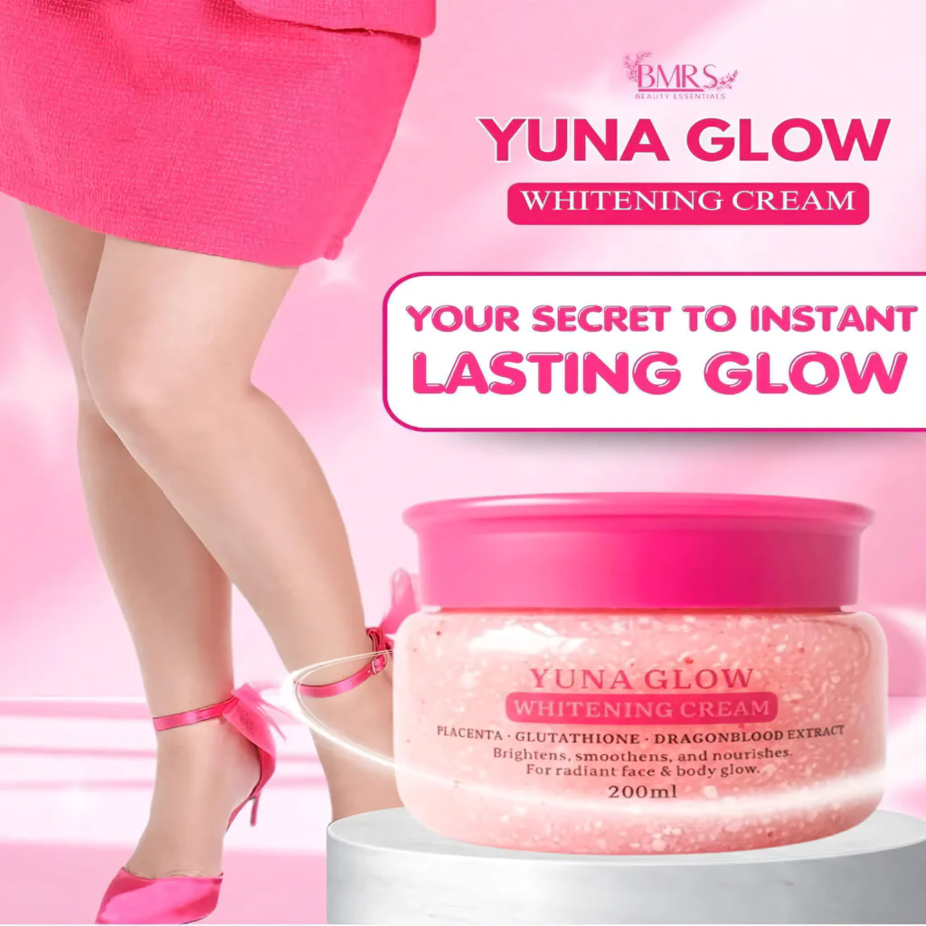 BMRS YUNA GLOW Whitening Cream – 200ml - Image 7