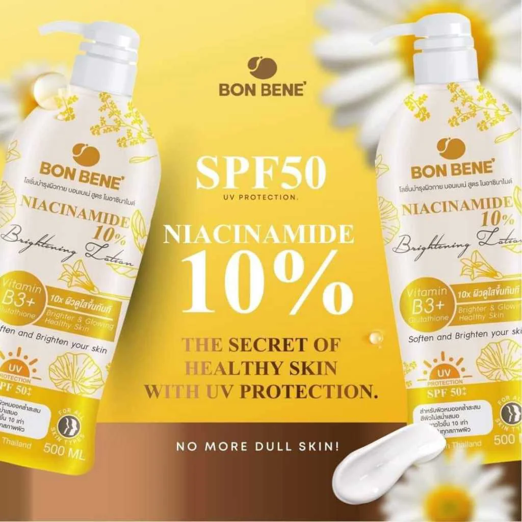 Bon Bene Niacinamide Brightening Lotion SPF50++ - 500ml - Image 3