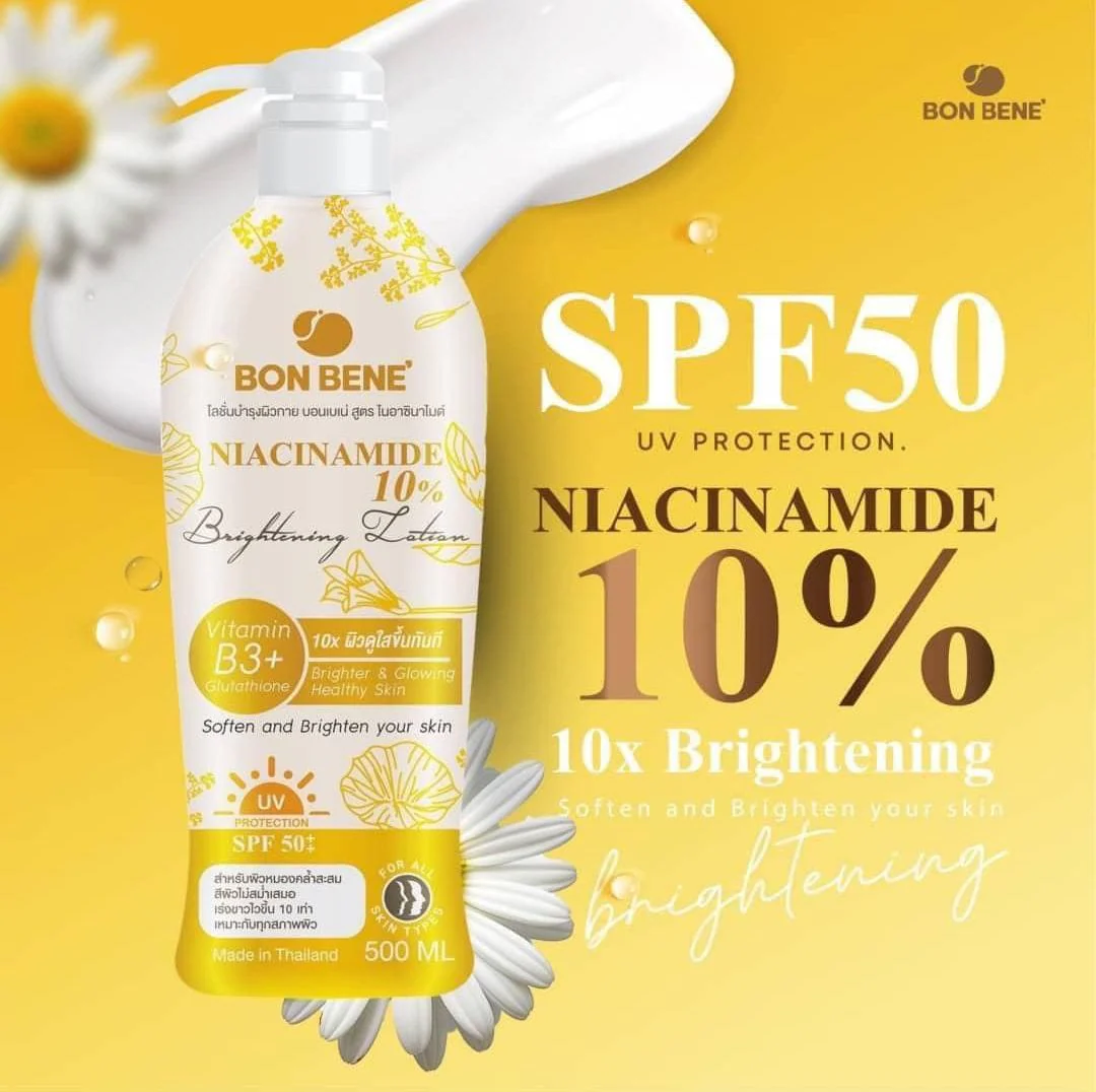 Bon Bene Niacinamide Brightening Lotion SPF50++ - 500ml - Image 5