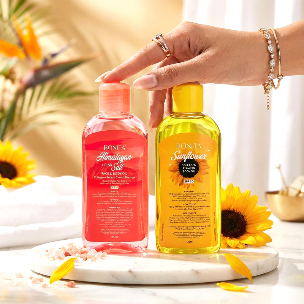 Bonita Body Oil Duo with SPF 30 (100ml each) - BUY 1 GET 1 OFFER - Image 2