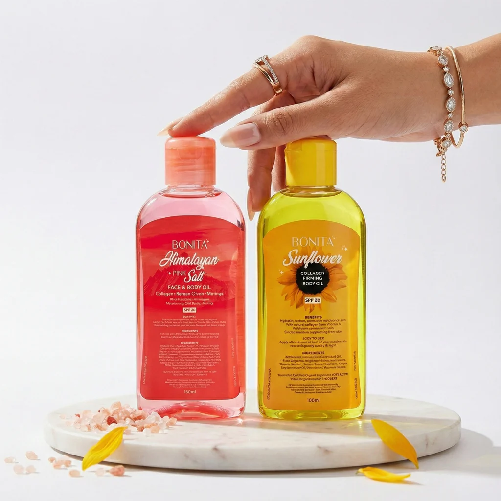 Bonita Body Oil Duo with SPF 30 (100ml each) - BUY 1 GET 1 OFFER - Image 5