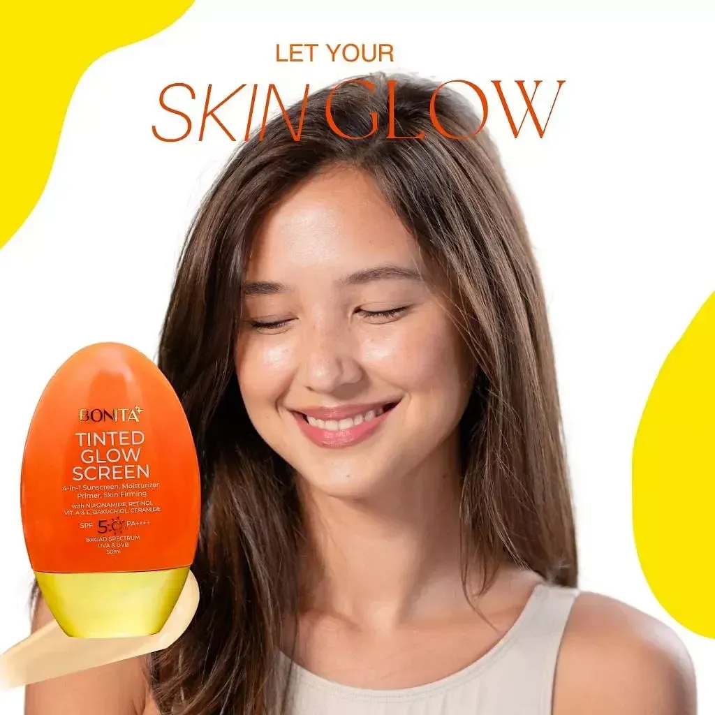 Bonita Tinted Glow Sunscreen SPF50 PA++++ (50ml) - Image 6