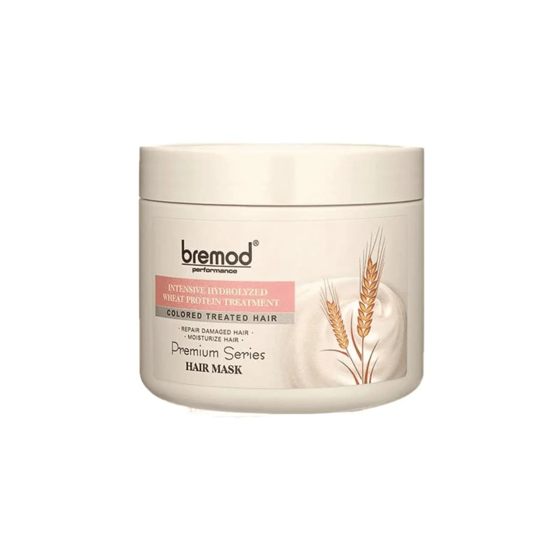 Bremod Intensive Hydrolyzed Wheat Protein Treatment Hair Mask - 500ml - Image 2