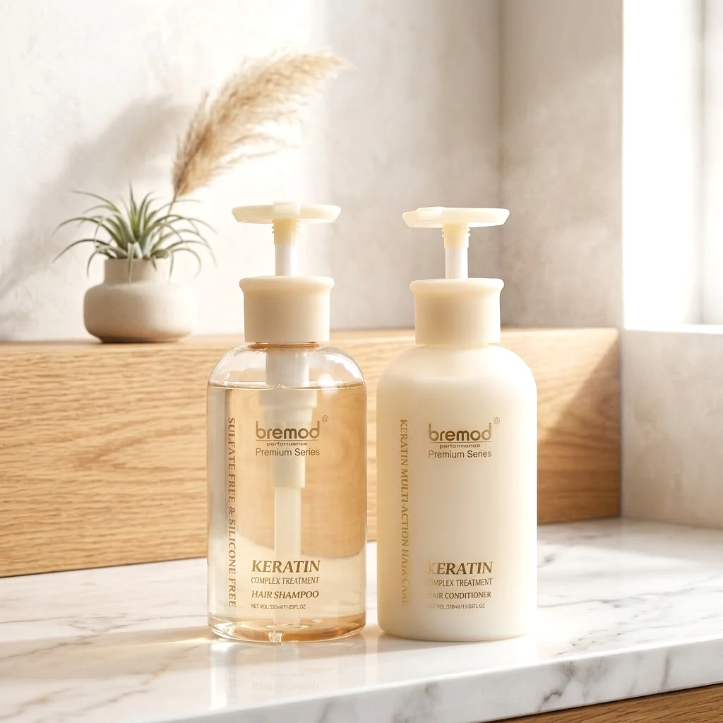 Bremod Keratin Complex Treatment Set (Shampoo + Conditioner) - 350ml Each