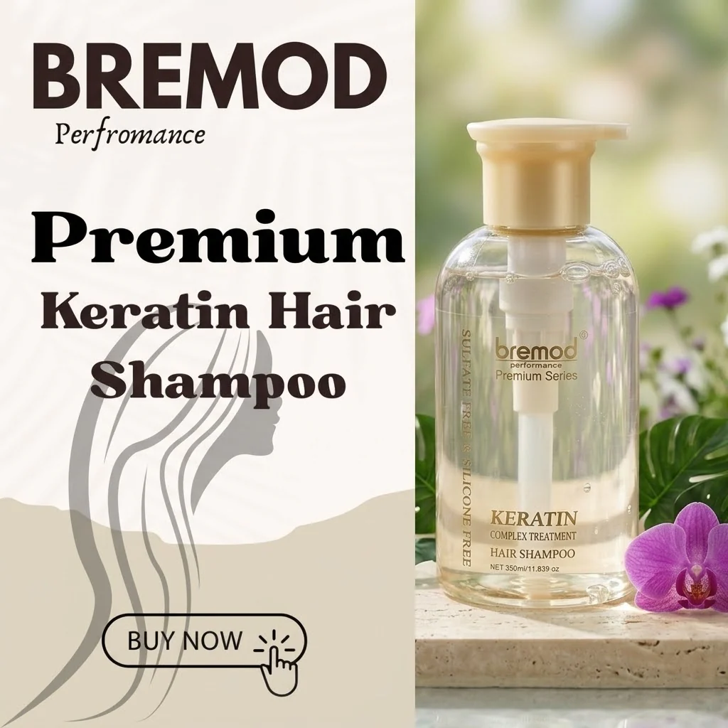 Bremod Keratin Complex Treatment Set (Shampoo + Conditioner) - 350ml Each - Image 17