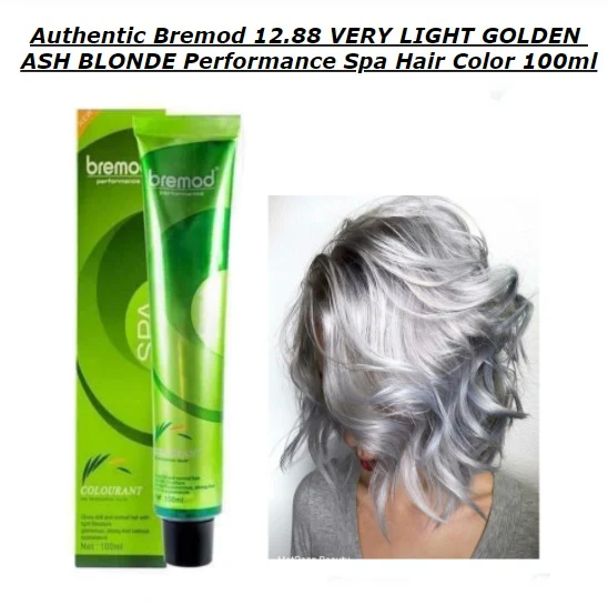 Bremod Performance 12.88 Very Ash Golden Blonde SPA Hair Color - 100ml - Image 3