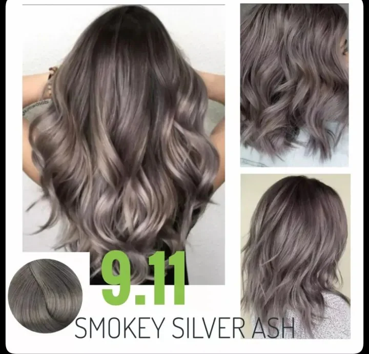 Bremod Performance 9.11 Smokey Silver Ash SPA Hair Color - 100ml - Image 2