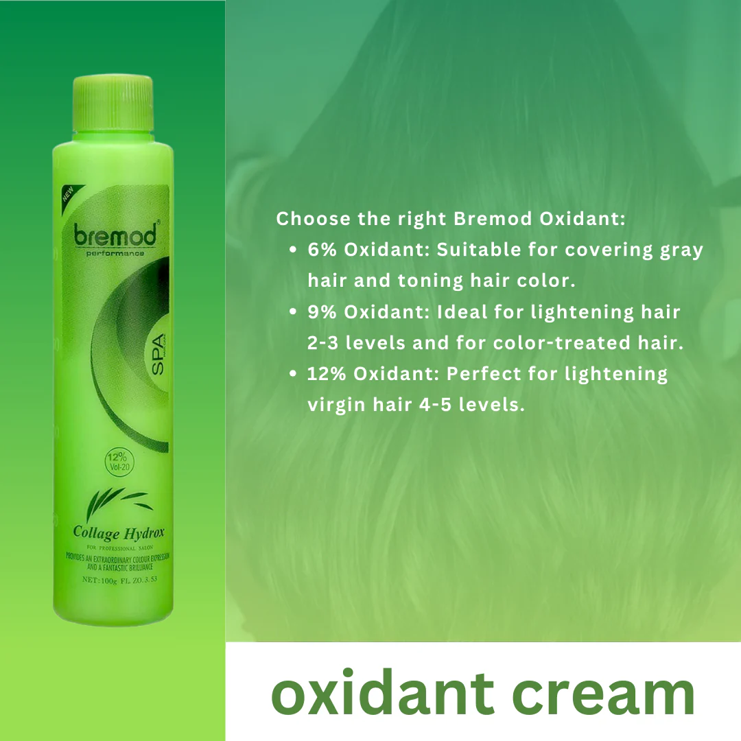 Bremod Performance Hair Color Oxidizing 12% For Hair Dye - 100ml - Image 2