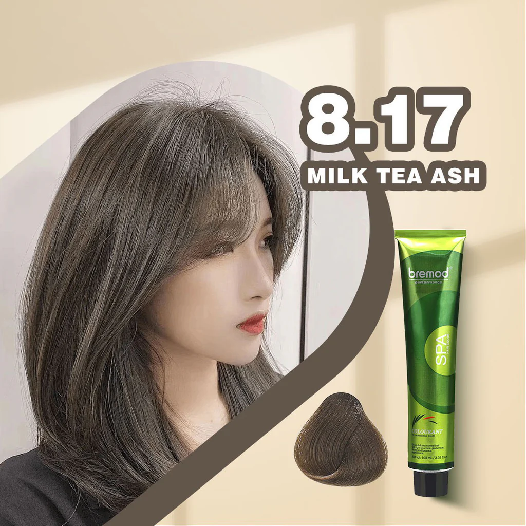 Bremod Performance Milk Tea Ash 8.17 Hair Color - 100ml - Image 2