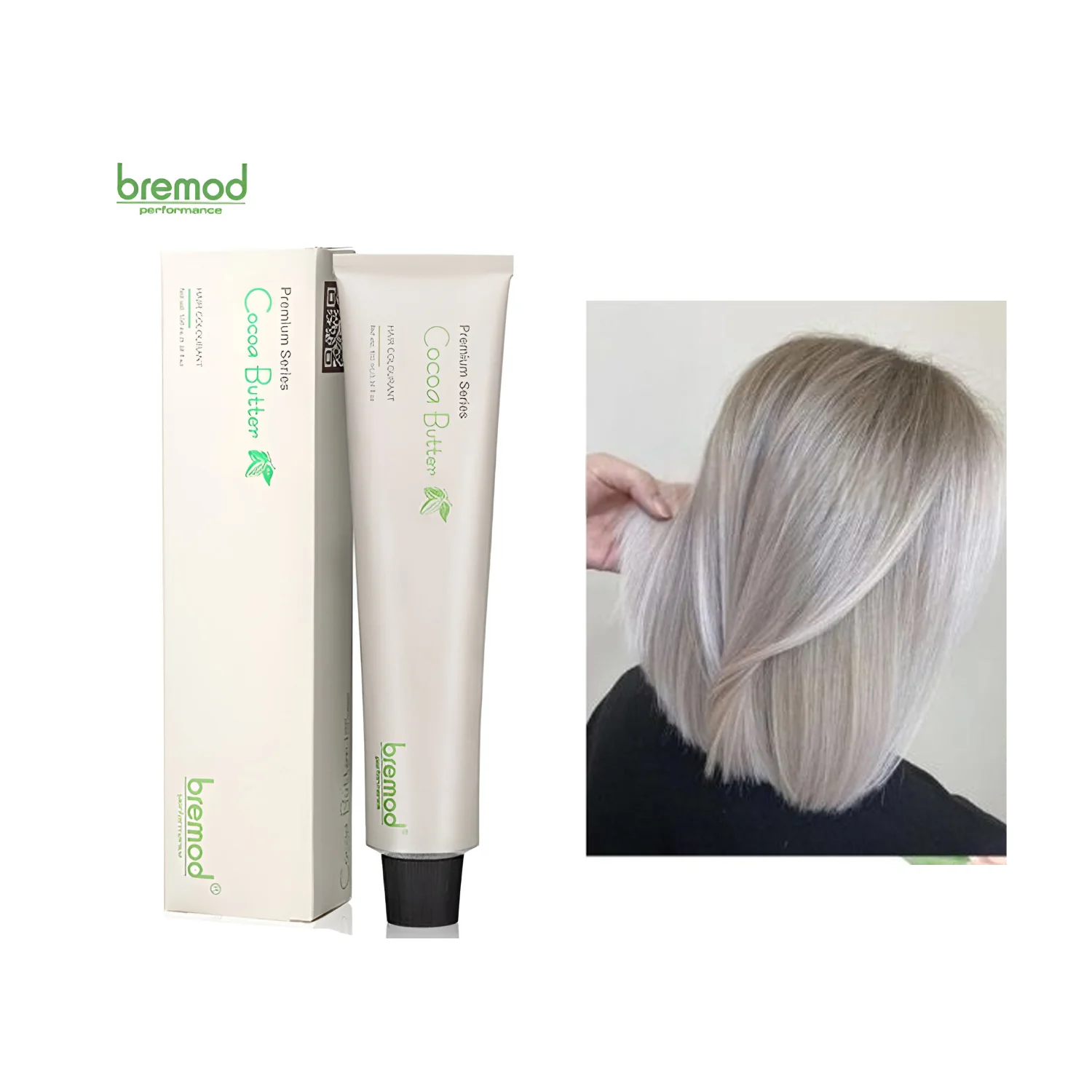 Bremod Performance Premium Series Cocao Butter 10.11 Ash White Hair Color -100ml - Image 2