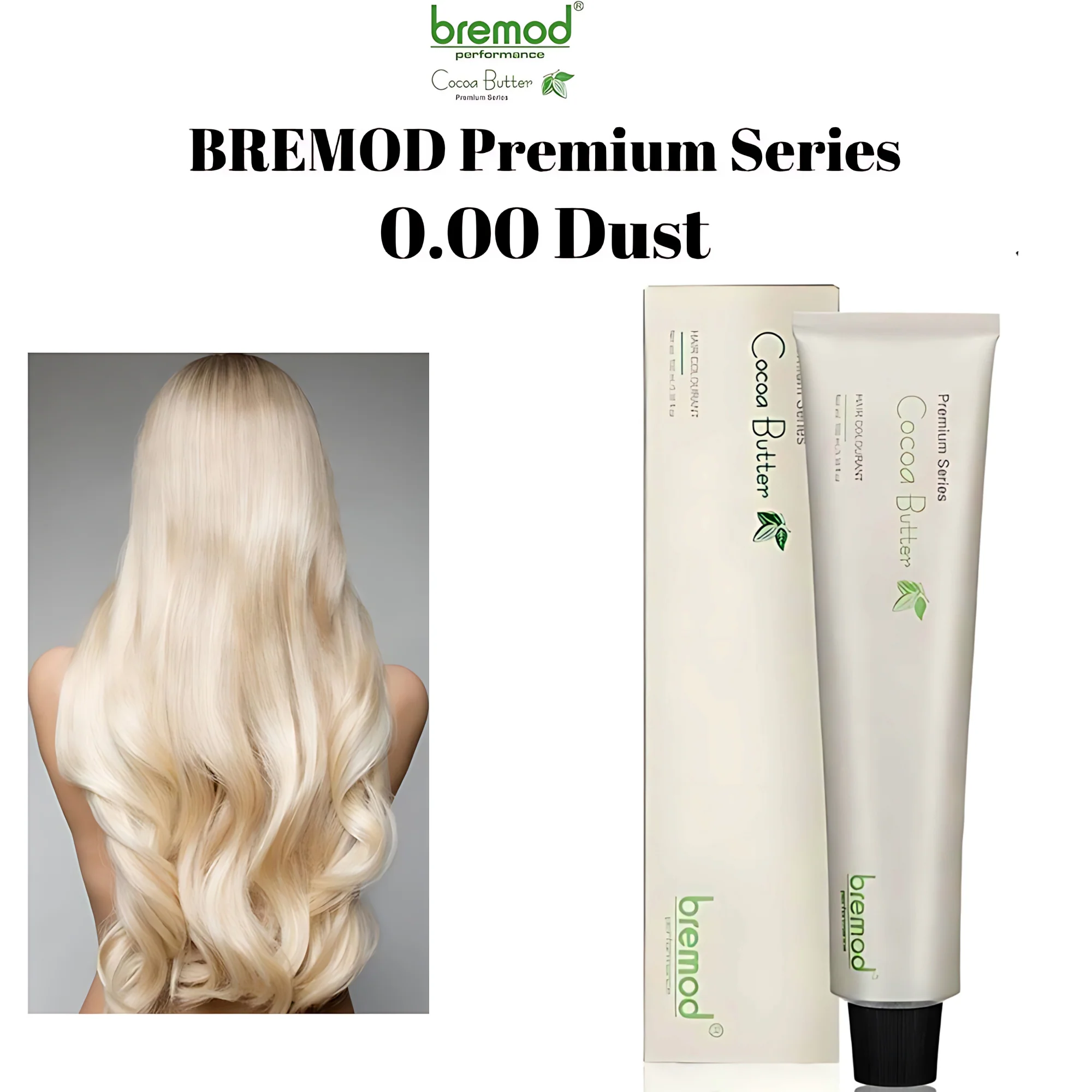 Bremod Performance Premium Series Cocoa Butter 0.00 Dust  Hair Color – 100ml - Image 4