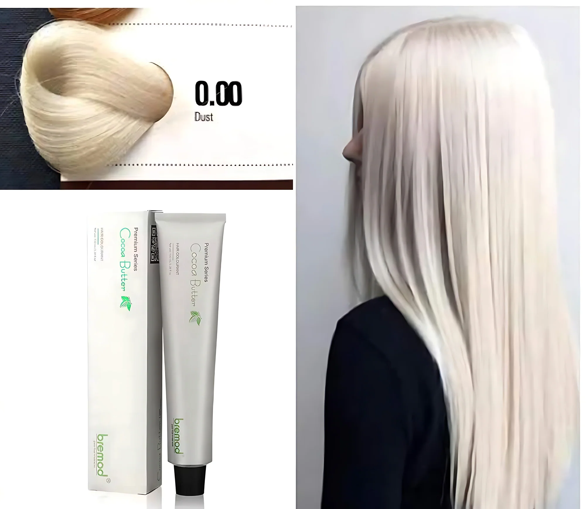 Bremod Performance Premium Series Cocoa Butter 0.00 Dust  Hair Color – 100ml - Image 7