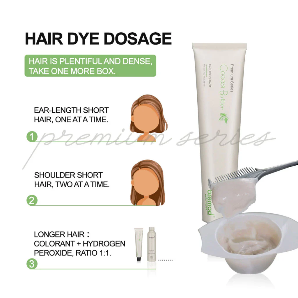 Bremod Premium 8.17 Milk Tea Ash Hair Color with Oxidizer Combo - Image 4