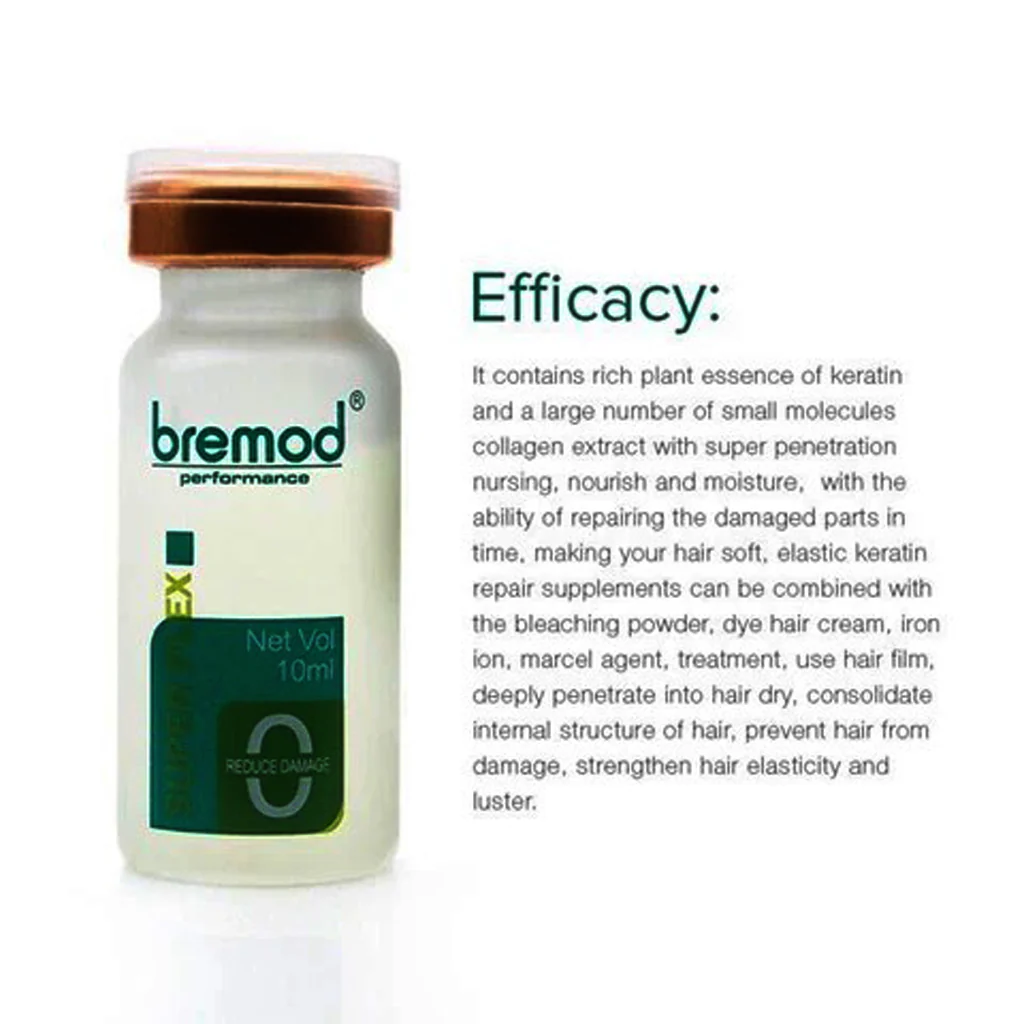 Bremod Super Plex Keratin Strong Repair Supplement – 10ml Vial - Image 5