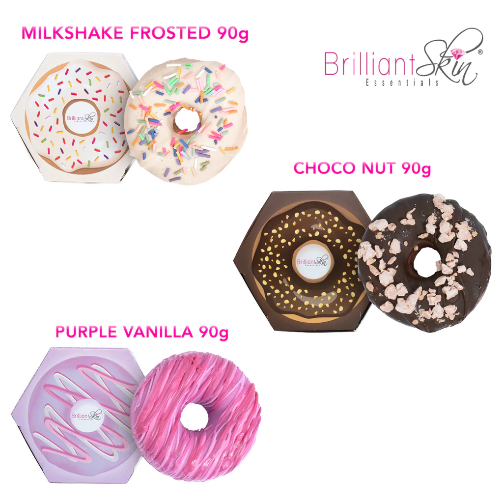 Brilliant Skin Donut Eat It’s A Soap – Combo Pack (3 Variants, 90g each) - Image 3