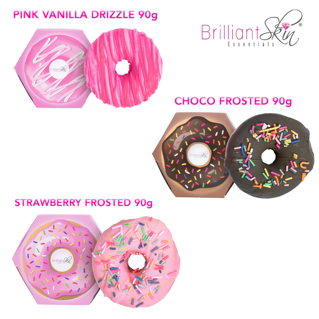 Brilliant Skin Donut Eat It’s A Soap – Combo Pack (3 Variants, 90g each) - Image 3