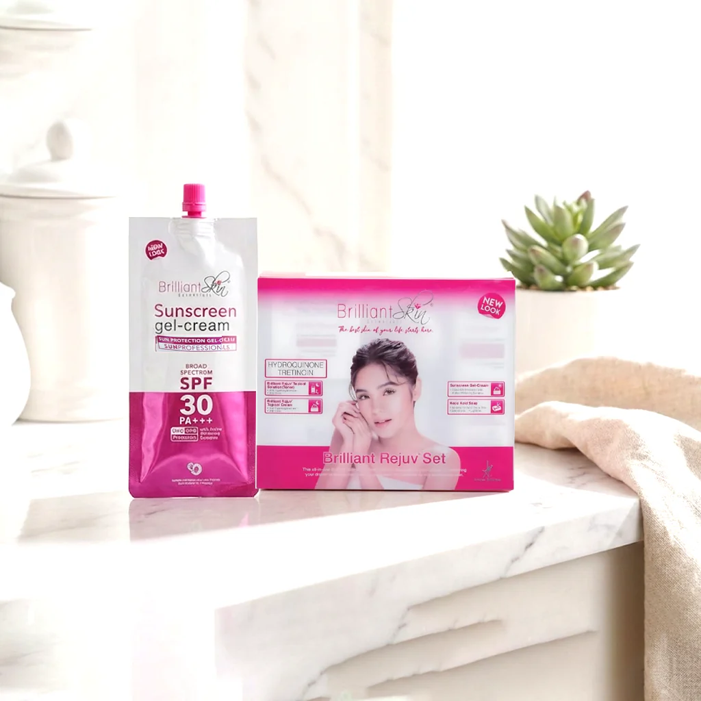 Brilliant Skin Essentials New Rejuv Set + Sunscreen Gel-Cream SPF30 PA+++ – 50g (Combo)