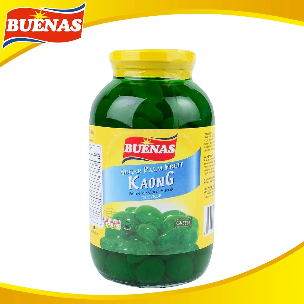 Buenas Sugar Palm Fruit Kaong In Syrup (Green) - 340g - Image 4