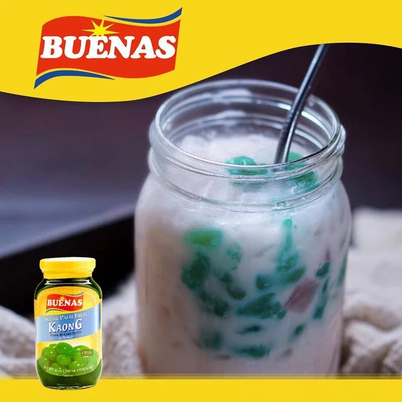 Buenas Sugar Palm Fruit Kaong In Syrup (Green) - 340g - Image 6