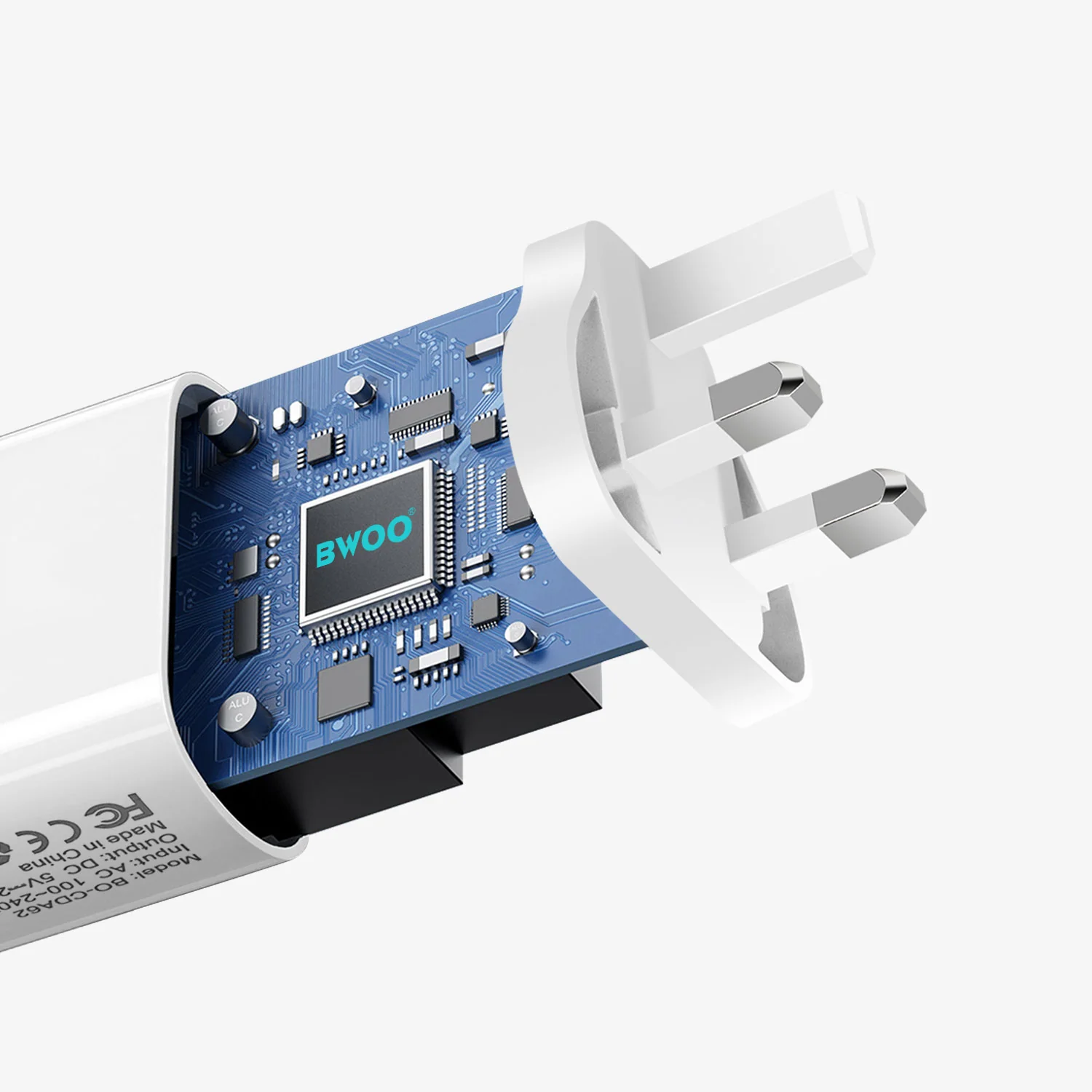 BWOO Dual USB Fast Charger - CDA62L - Image 3