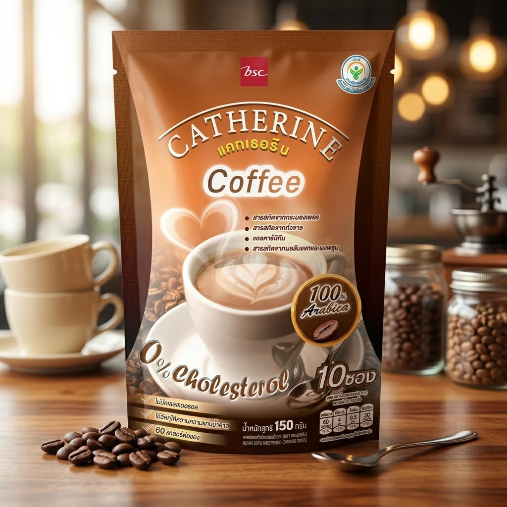 Catherine's Premium Coffee – 100% Arabica | 0% Cholesterol (10 Sachets × 15g) - Image 4