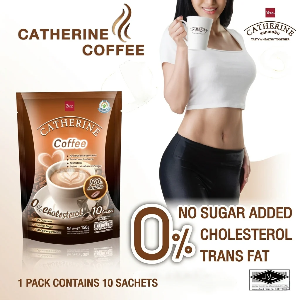 Catherine's Premium Coffee – 100% Arabica | 0% Cholesterol (10 Sachets × 15g) - Image 7