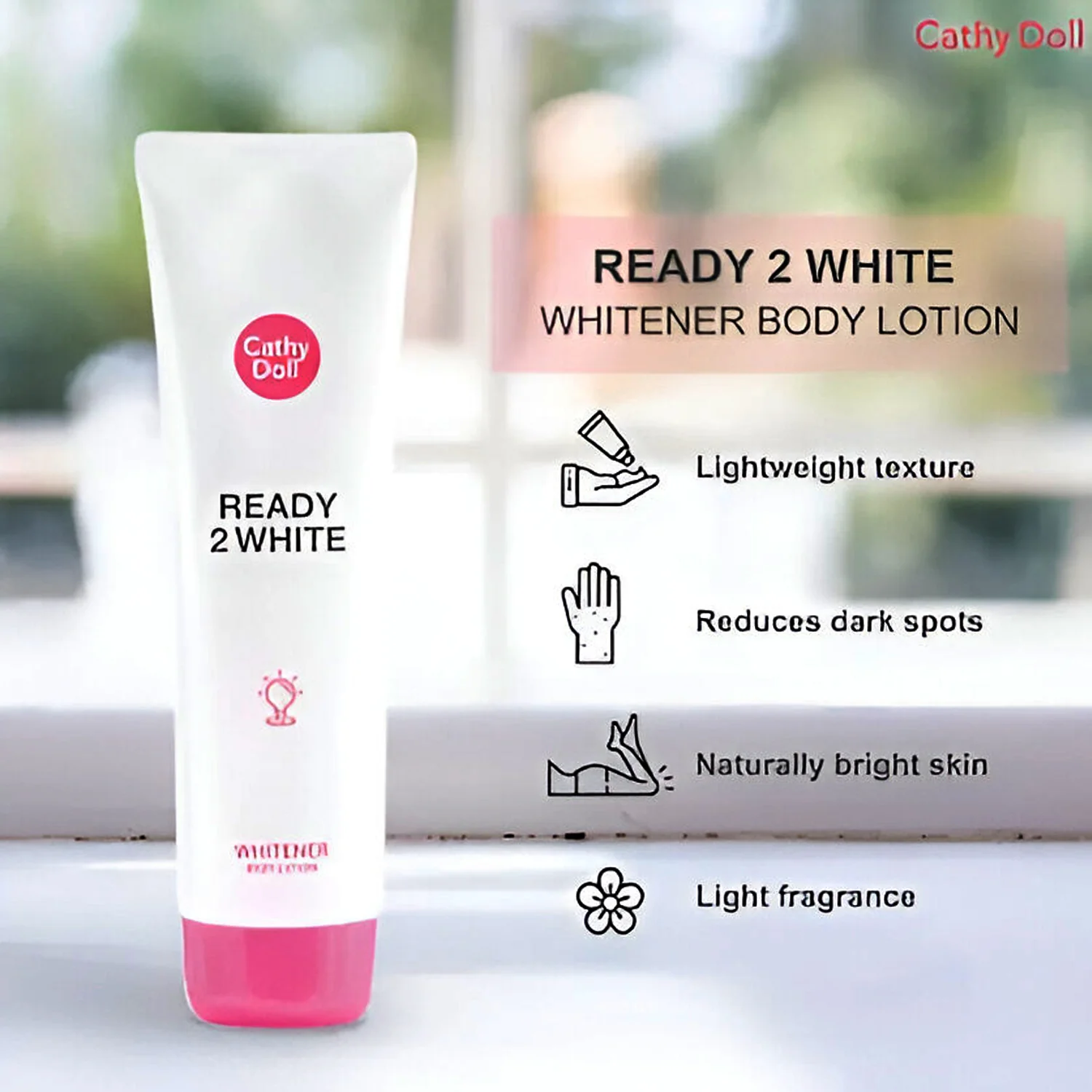 Cathy Doll Ready 2 White Whitener Body Lotion – 150 ml - Image 5