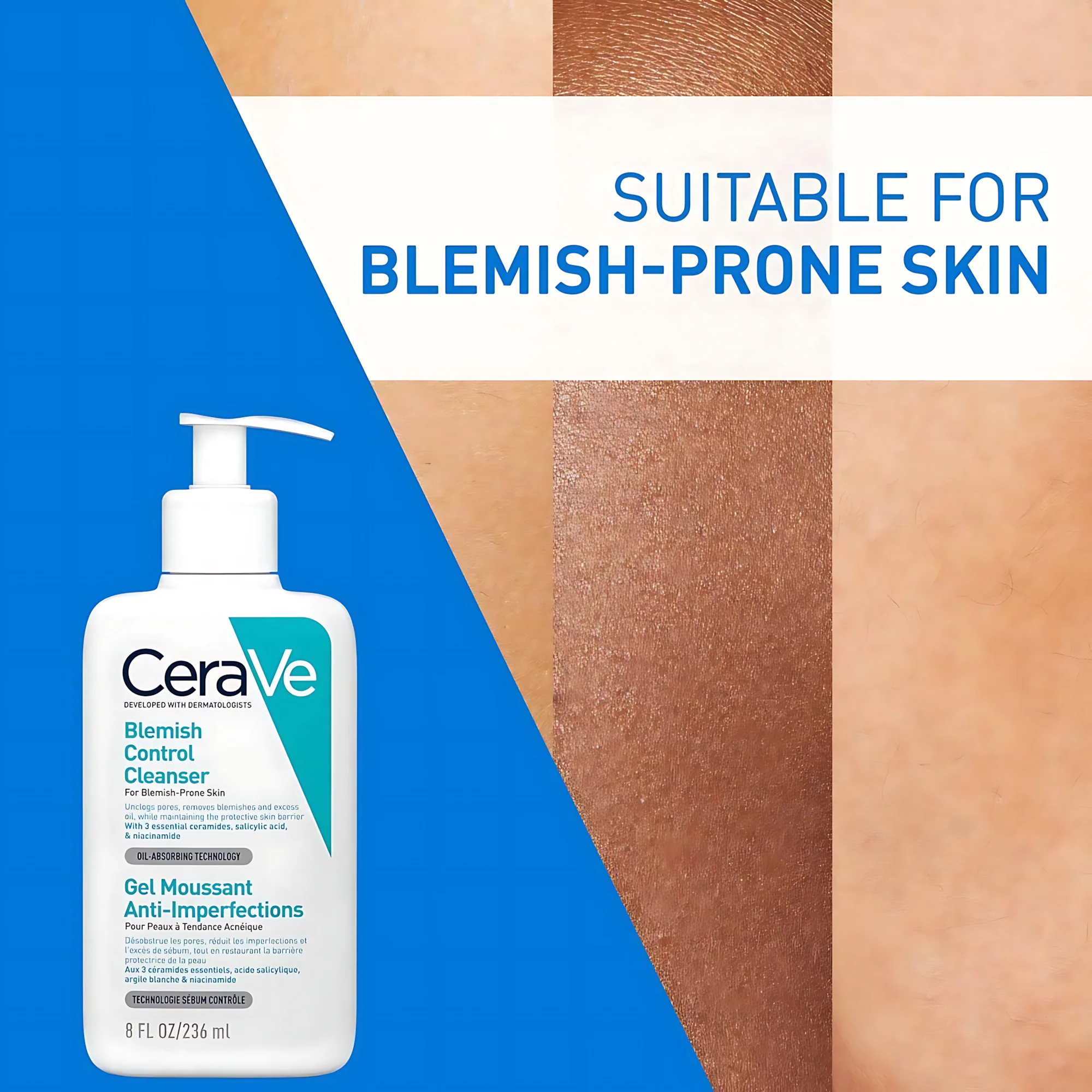 CeraVe Blemish Control Cleanser – 236ml - Image 7