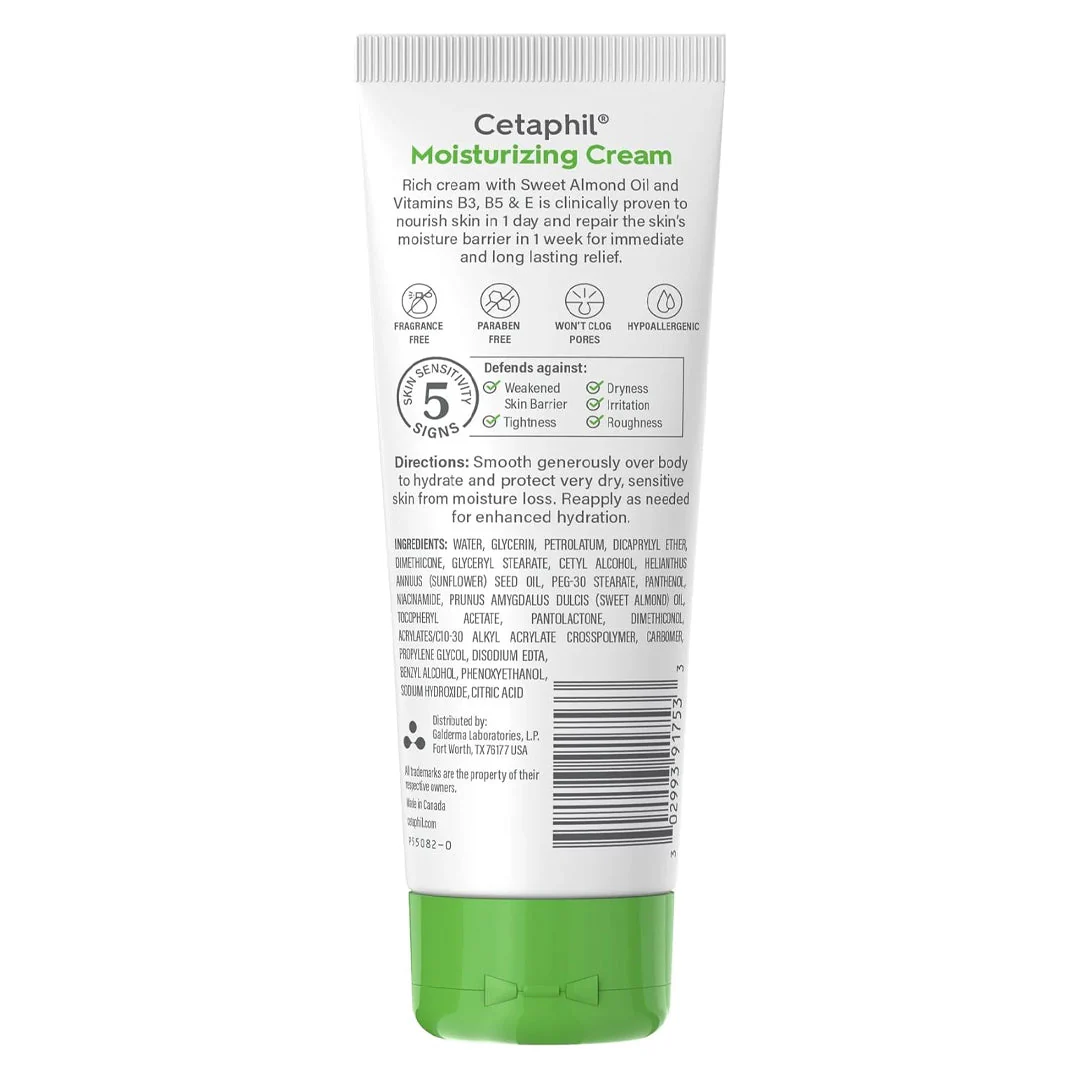 Cetaphil Moisturizing Cream Fragrance Free - 85g - Image 2