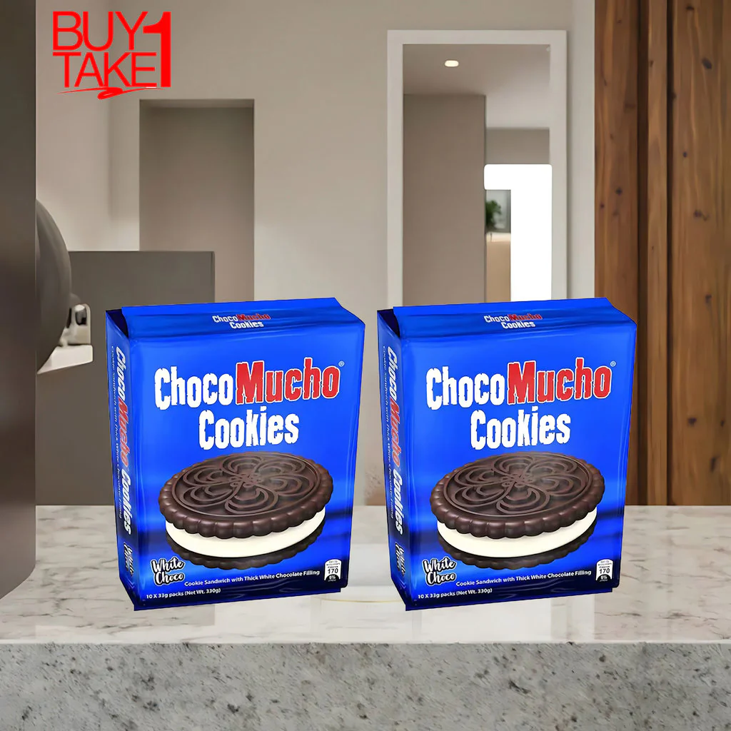 Choco Mucho Cookie Sandwich White Choco – 10 x 33g Buy 1 Take 1 Offer - Image 3