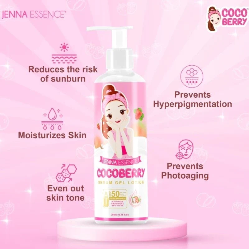 Cocoberry Serum Gel Lotion SPF50 - 250ml - Image 6