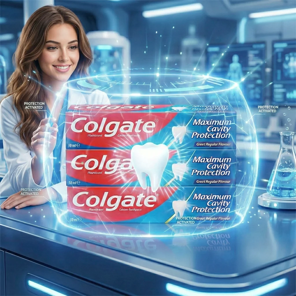 Colgate Maximum Cavity Protection Anti-Caries Toothpaste – 50ml (3Pcs Combo Pack) - Image 3