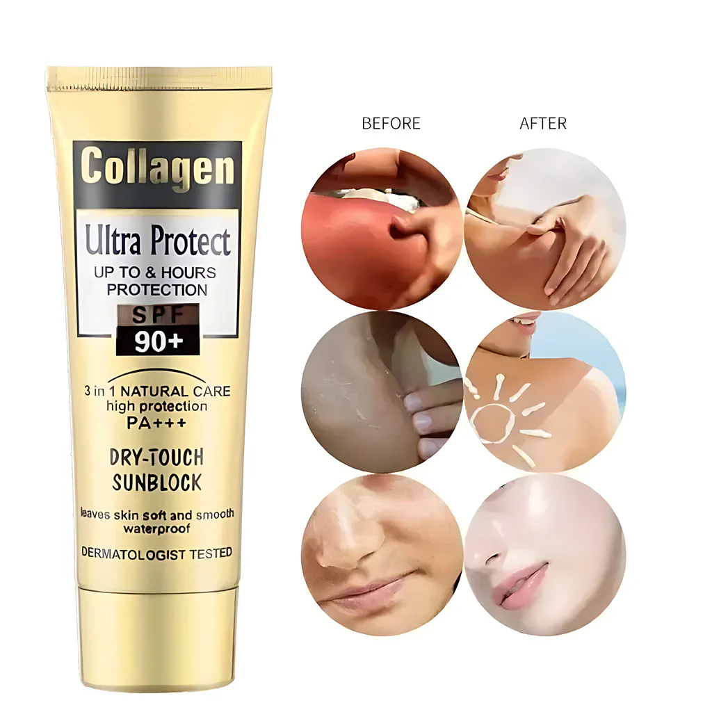 Collagen Ultra Protect Dry-Touch Sunblock SPF 90+ PA+++ – 100ml - Image 3