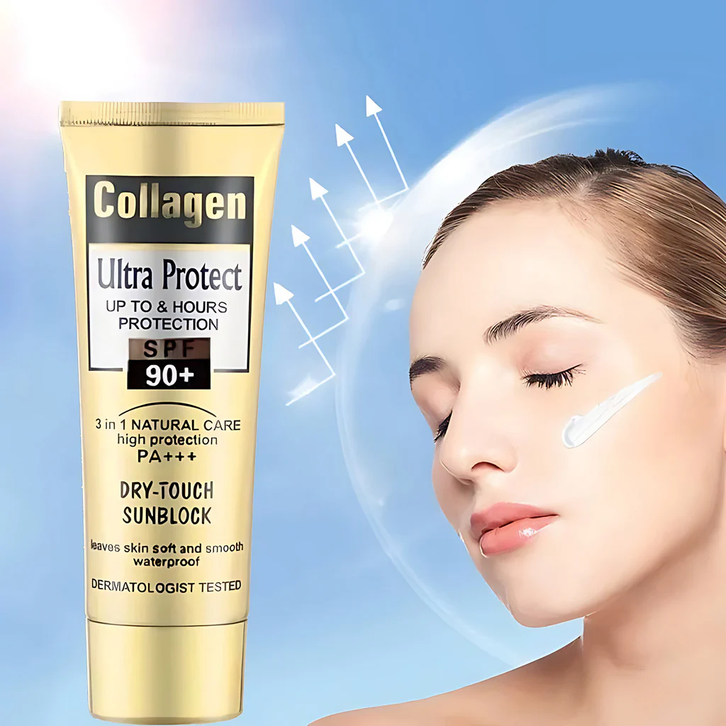 Collagen Ultra Protect Dry-Touch Sunblock SPF 90+ PA+++ – 100ml - Image 7