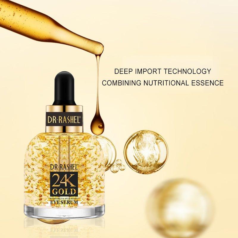 Dr.Rashel 24K Gold Radiance & Anti-Aging Eye Serum - 30ml - Image 4
