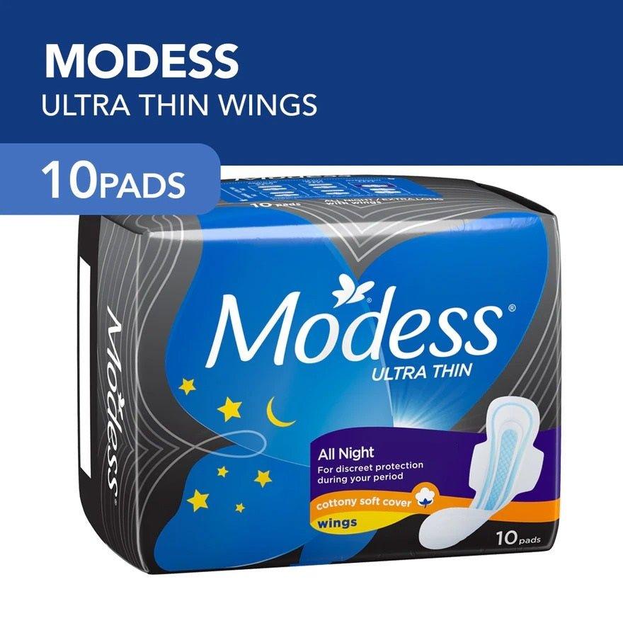 Modess Ultra Thin Wings Napkins - 10 Pads