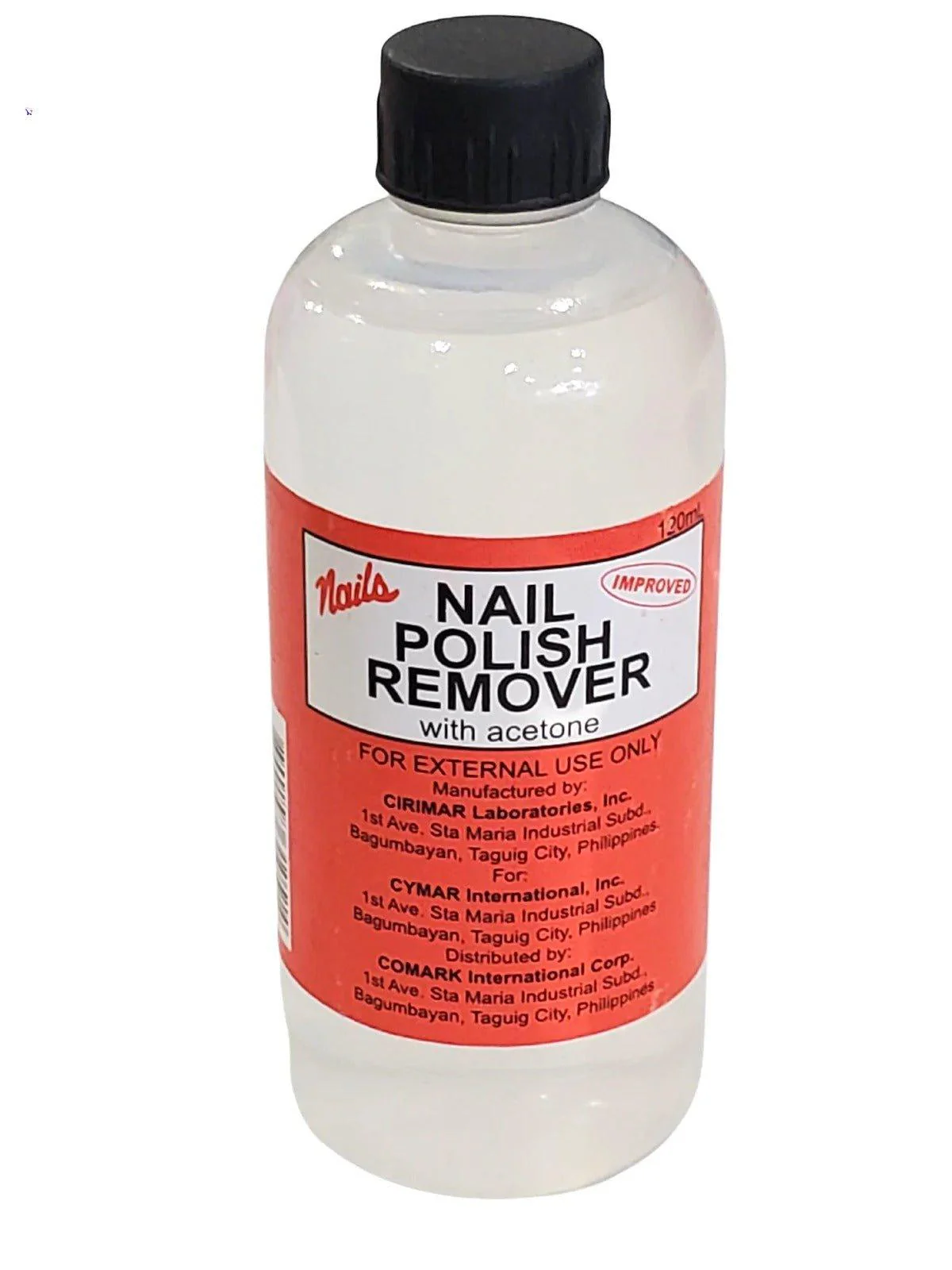 Nails - Nail Polish Remover with Acetone - 120 ML