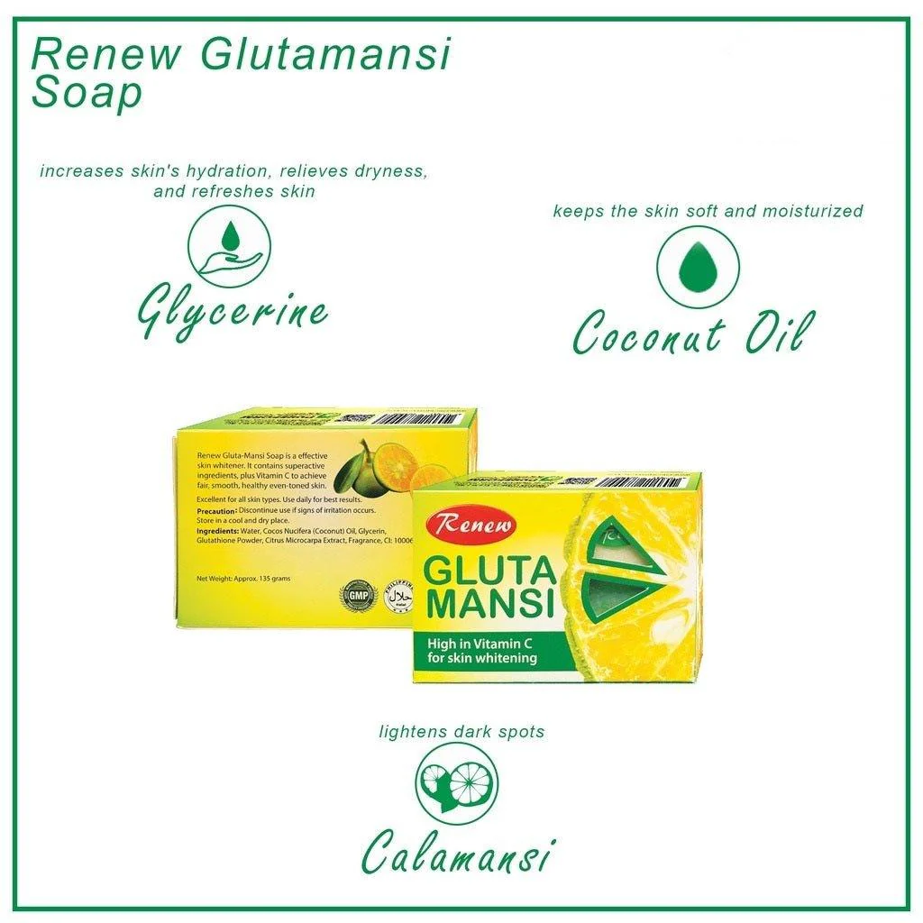 Renew Placenta Gluta Mansi Soap -135 gm - Image 3
