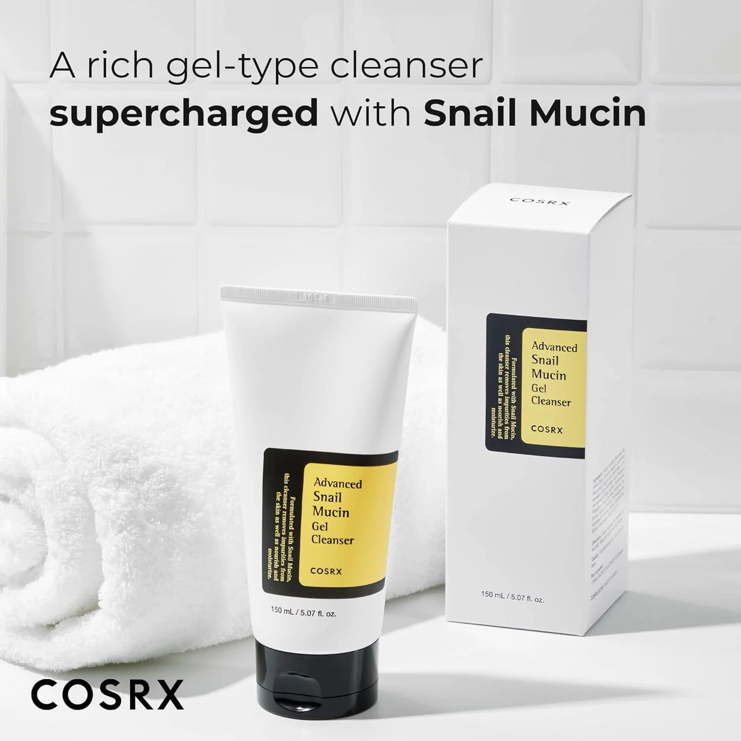 COSRX Advanced Snail Mucin Gel Cleanser - 150ml - Image 5