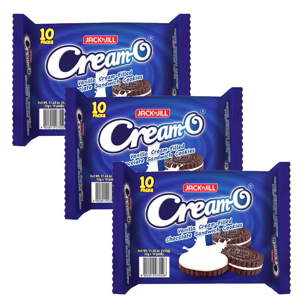 Cream-O Vanilla Sandwich Cookies (33g × 10pcs) | 3 Pcs Combo - Image 4