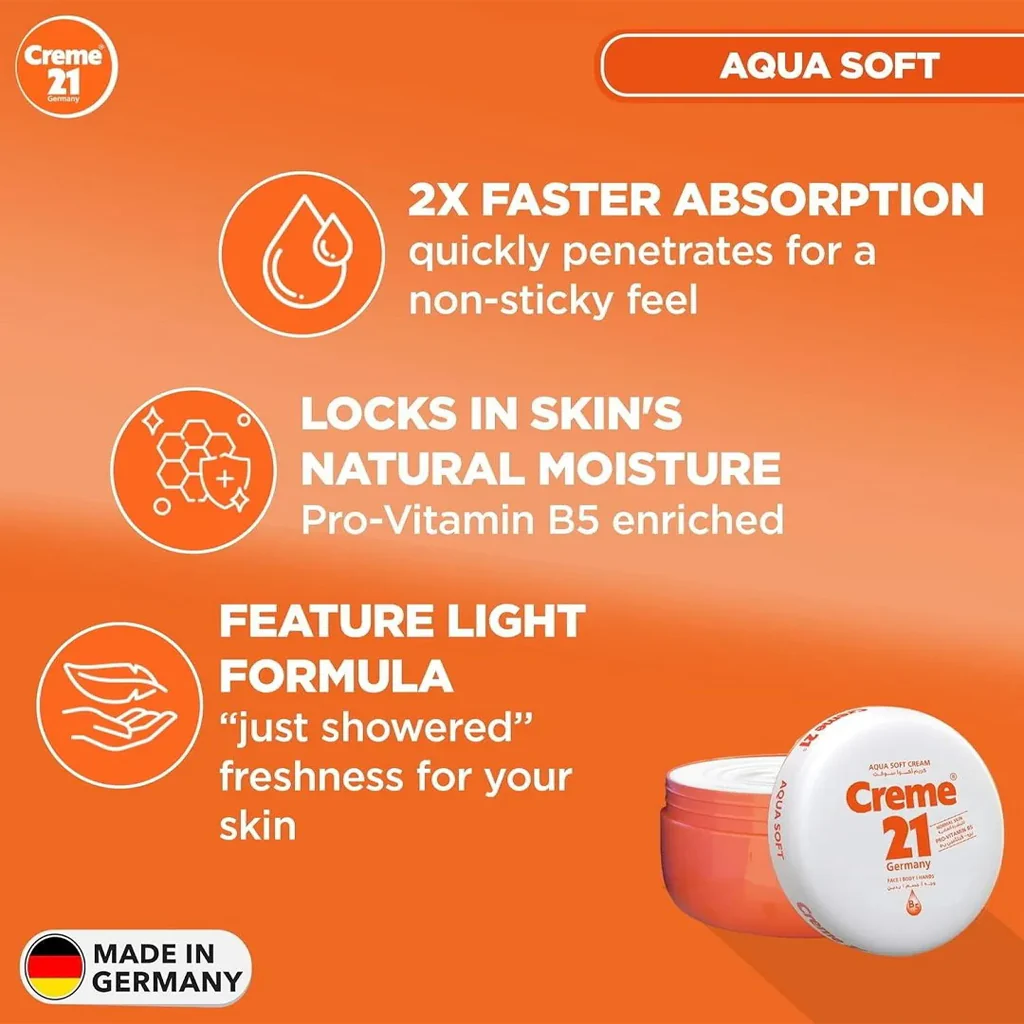 Crème 21 Aqua Soft Cream – 150ml - Image 6