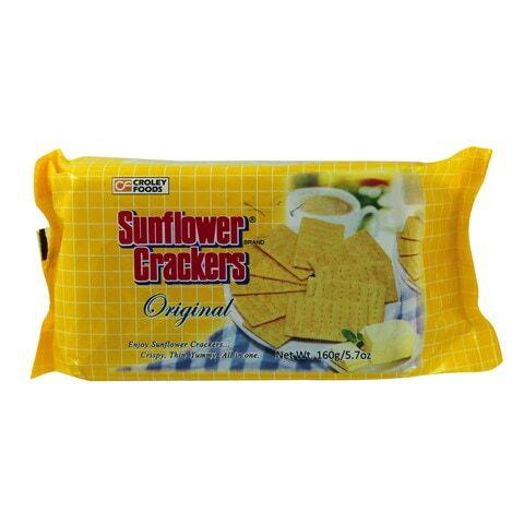 Croley Food Sunflower Crackers Original Pack 160gm - Image 2