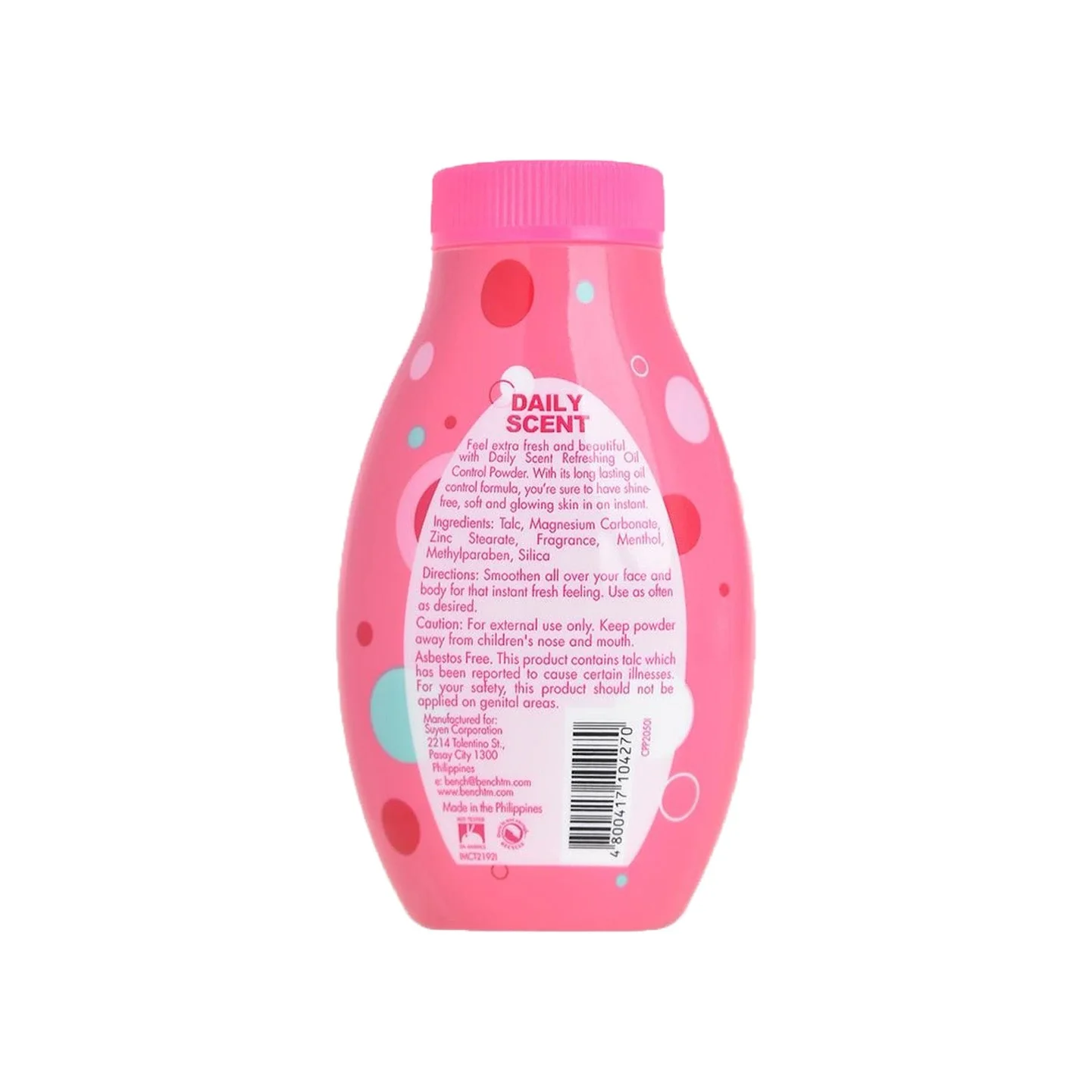 Daily Scent Eye Candy Refreshing Oil Control Powder 50g - Bench - Image 3