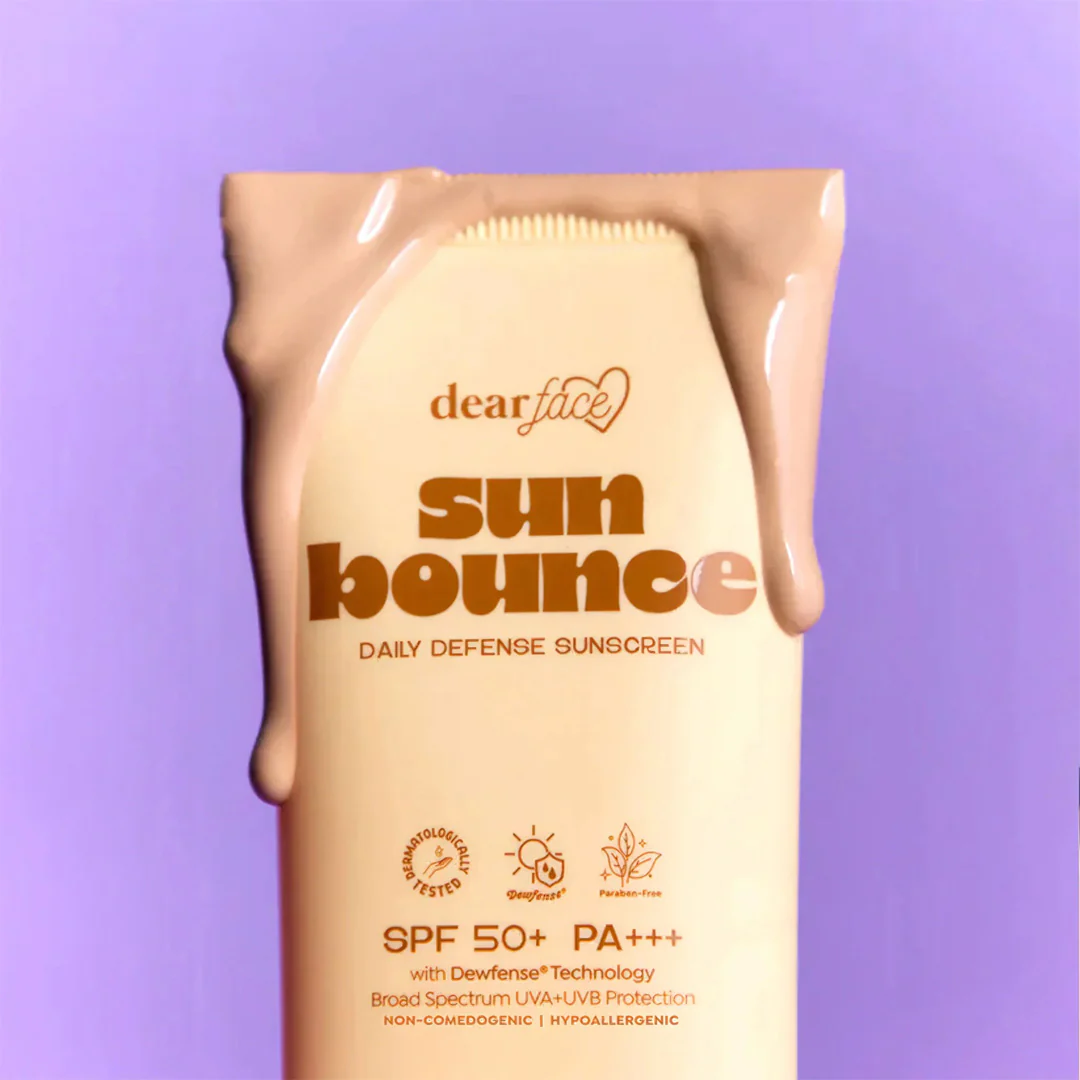 Dear Face Sunbounce Daily Tinted Sunscreen SPF50+ PA+++ – 50ml - Image 5