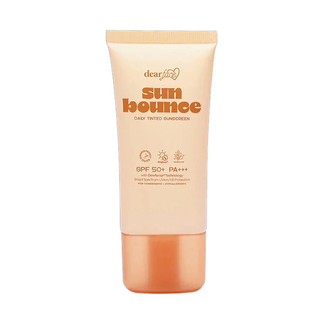 Dear Face Sunbounce Daily Tinted Sunscreen SPF50+ PA+++ – 50ml - Image 8